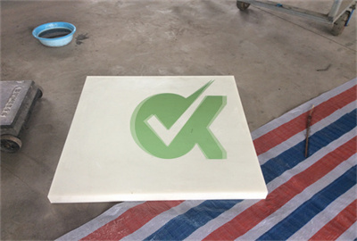 white hdpe panel 1 inch thick application